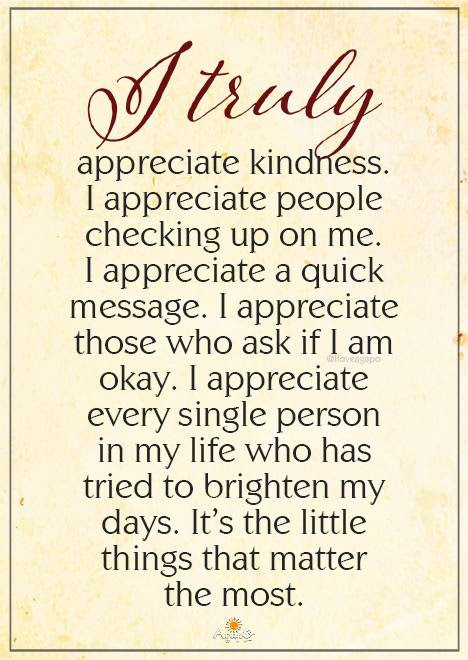 Kindness Quote Appreciation